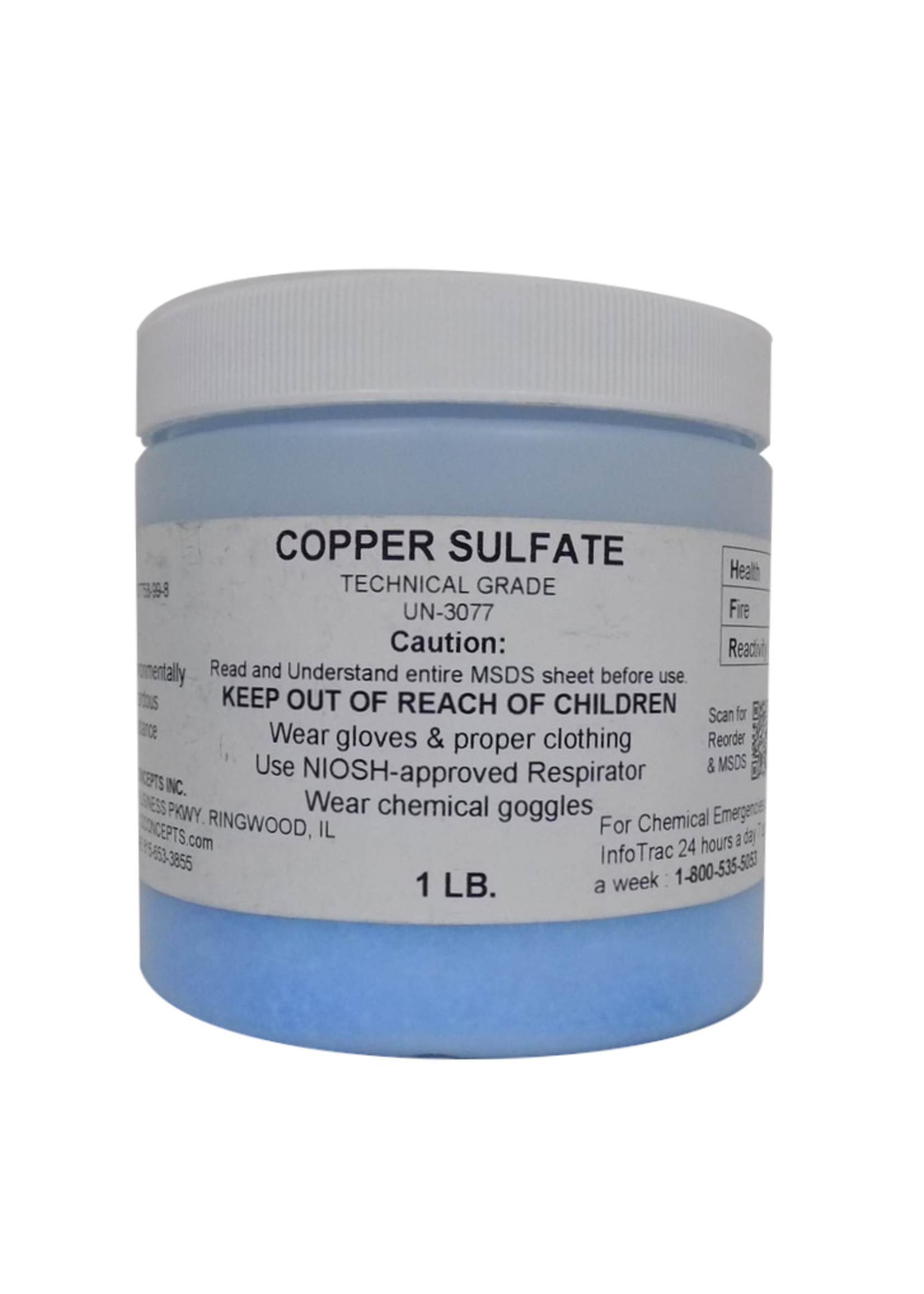 CQ Concepts Copper Sulfate 1lb
