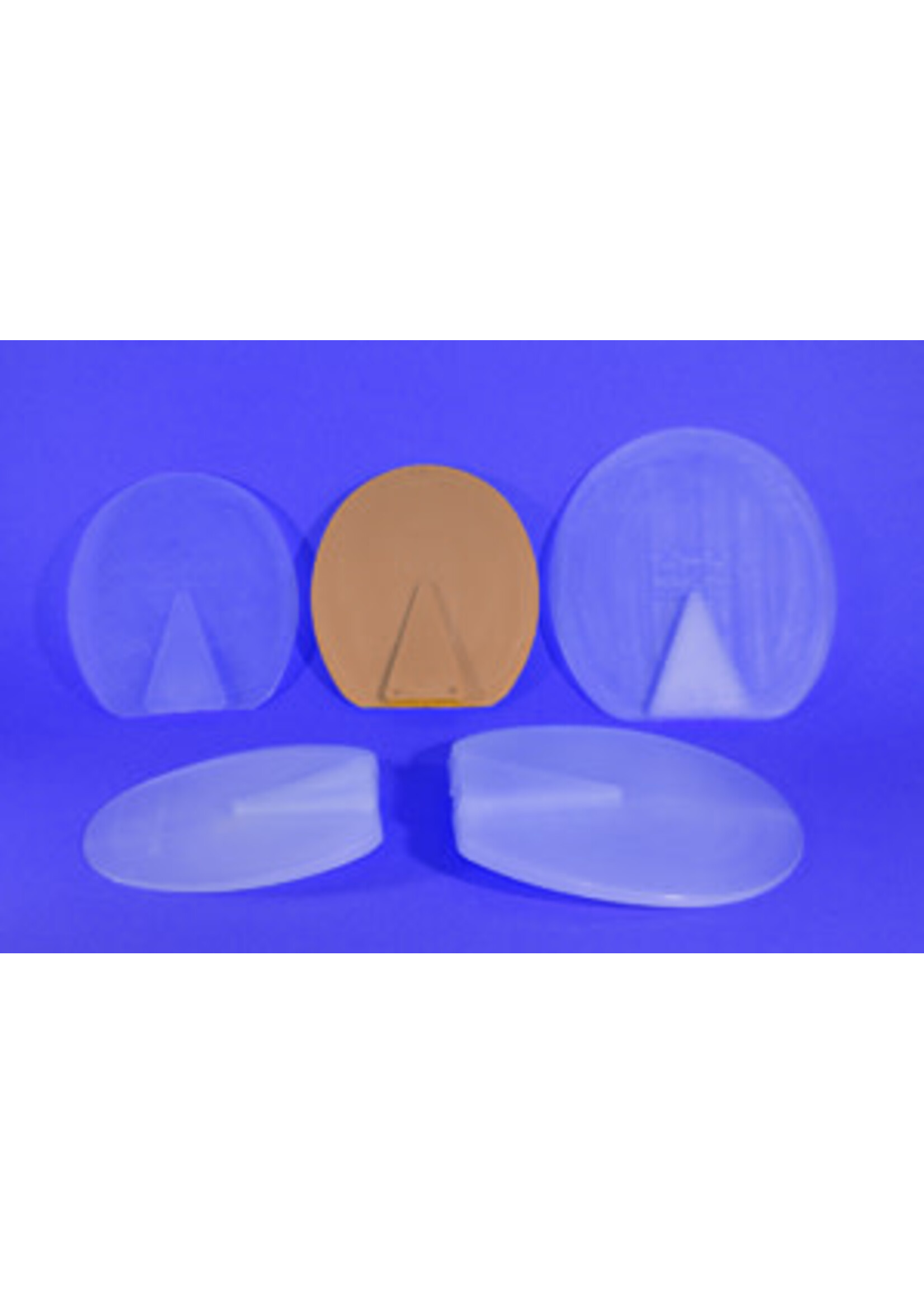 Castle Plastics Castle Frog Cushion Clear Pads Pair