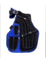 3rd Millenium 3rd Millennium Deluxe Leather Apron Blue,  Short/Slim