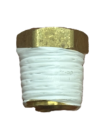 Forgemaster Brass Hex Orfice Plug, 1/4" NPT