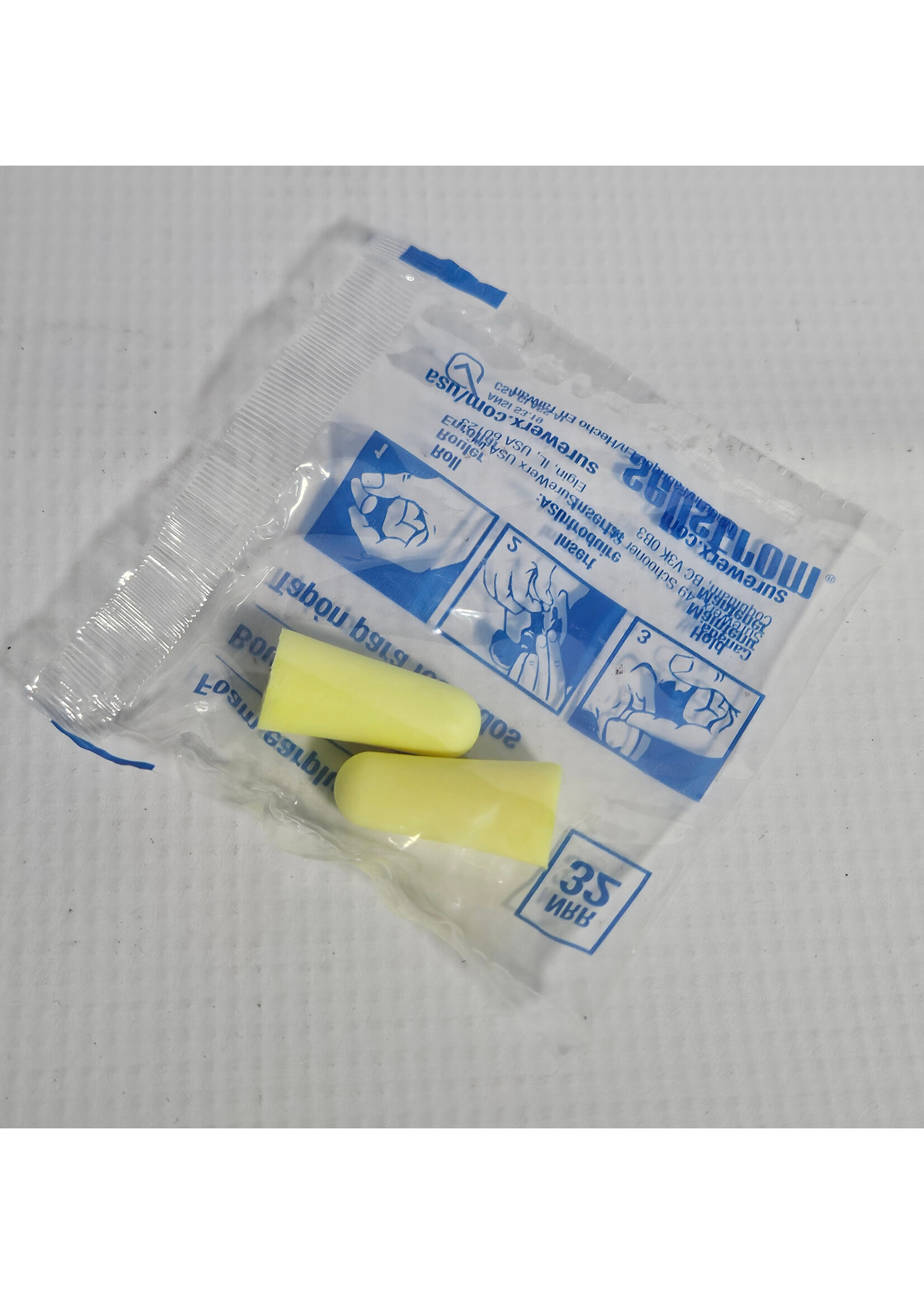 Ear Plugs, pair Disposable