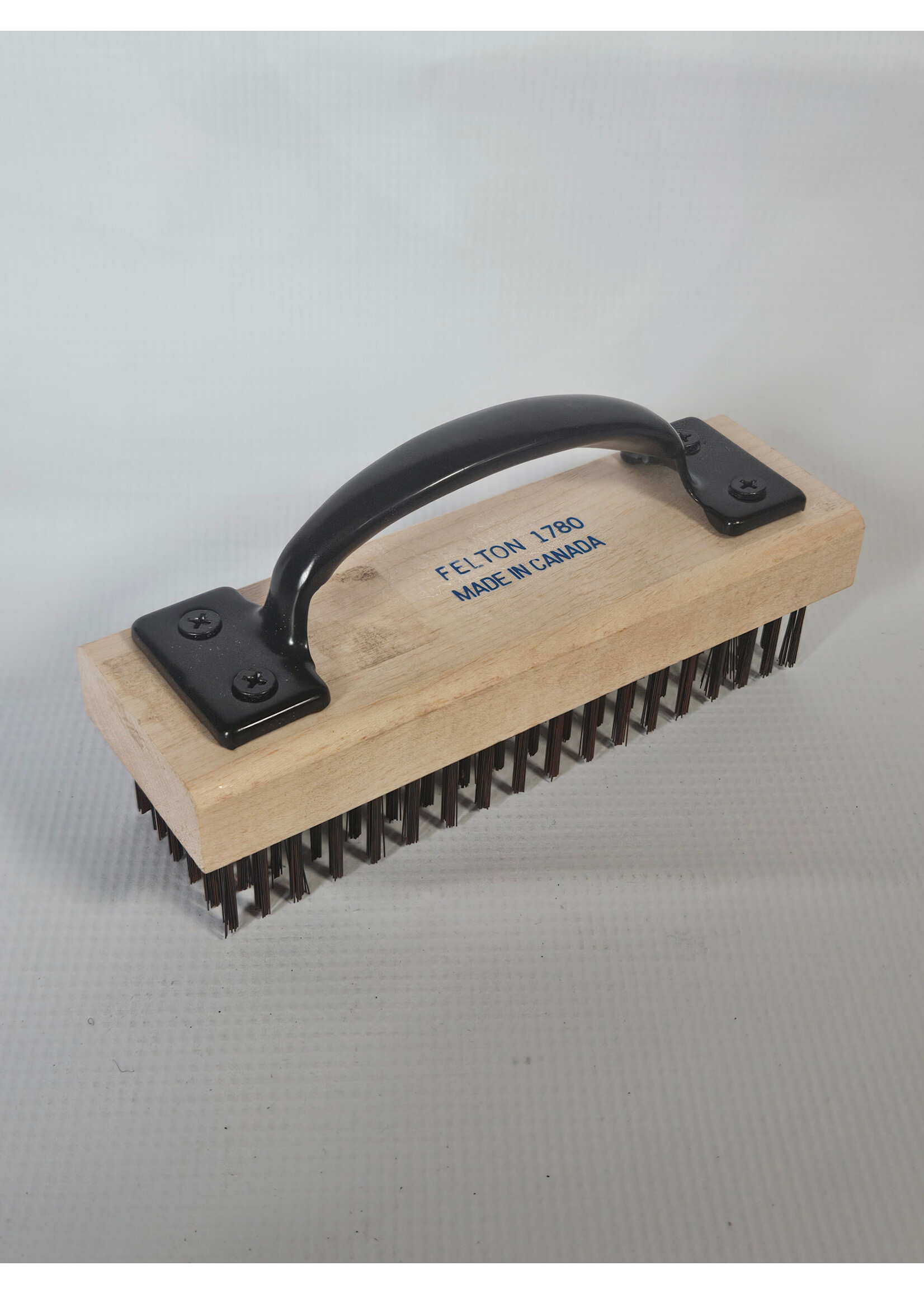 Felton Brush 1780 Felton Straight Back Scratch Brush, 7,1/4'' x 2,1/2'' W/ Handle