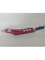 Beanie Beanie Straight Blade Knife Left Hand Red