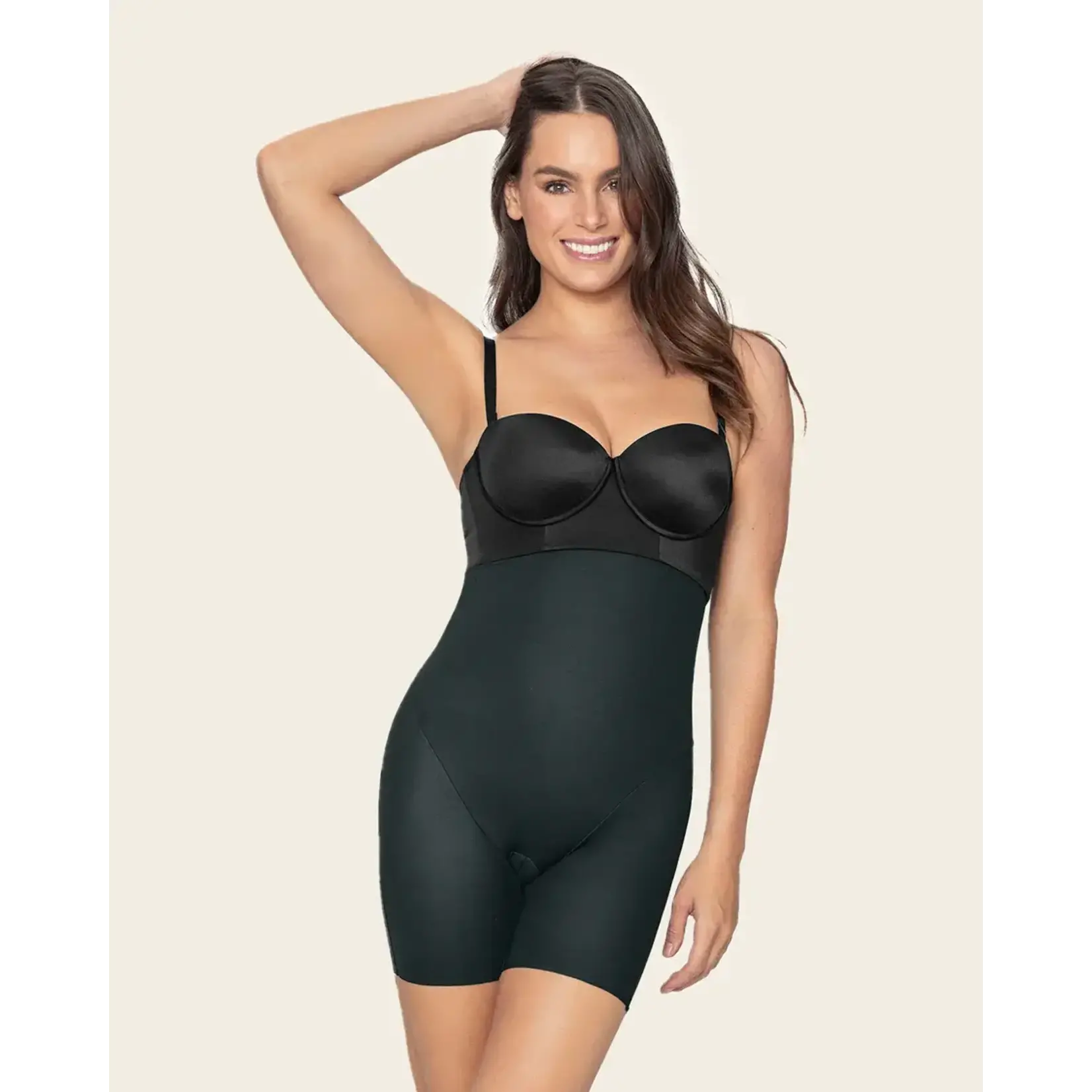 Strapless Sculpting Step-in Body Shaper with Short Bottom - Lucy's Boudoir