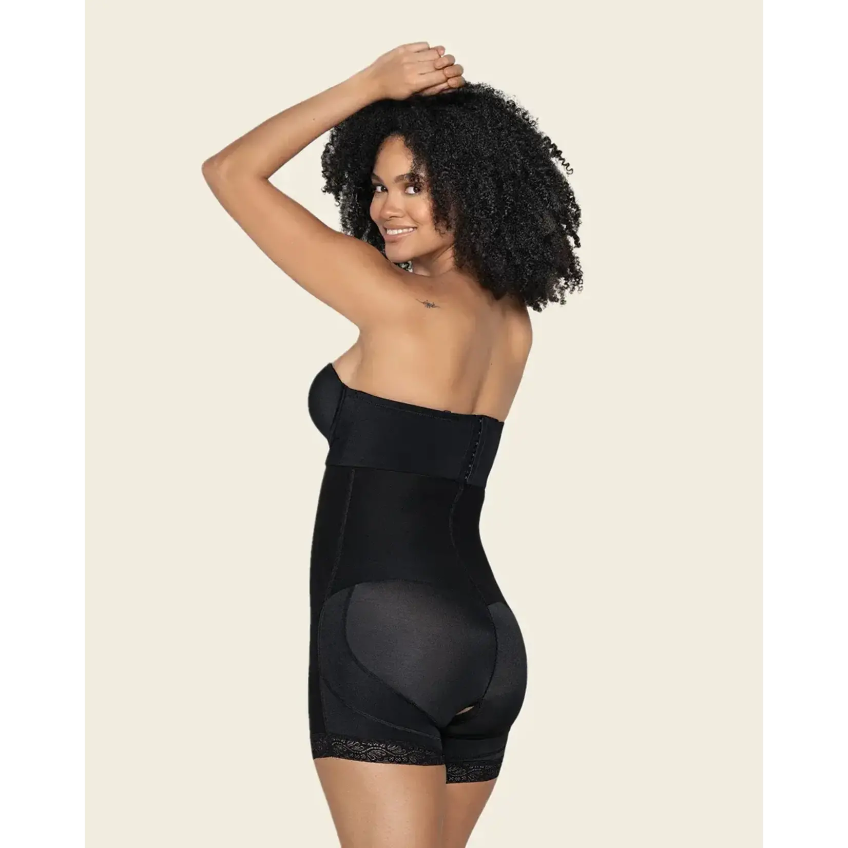 Strapless Short Firm Body Shaper with Butt Lifter - Lucy's Boudoir