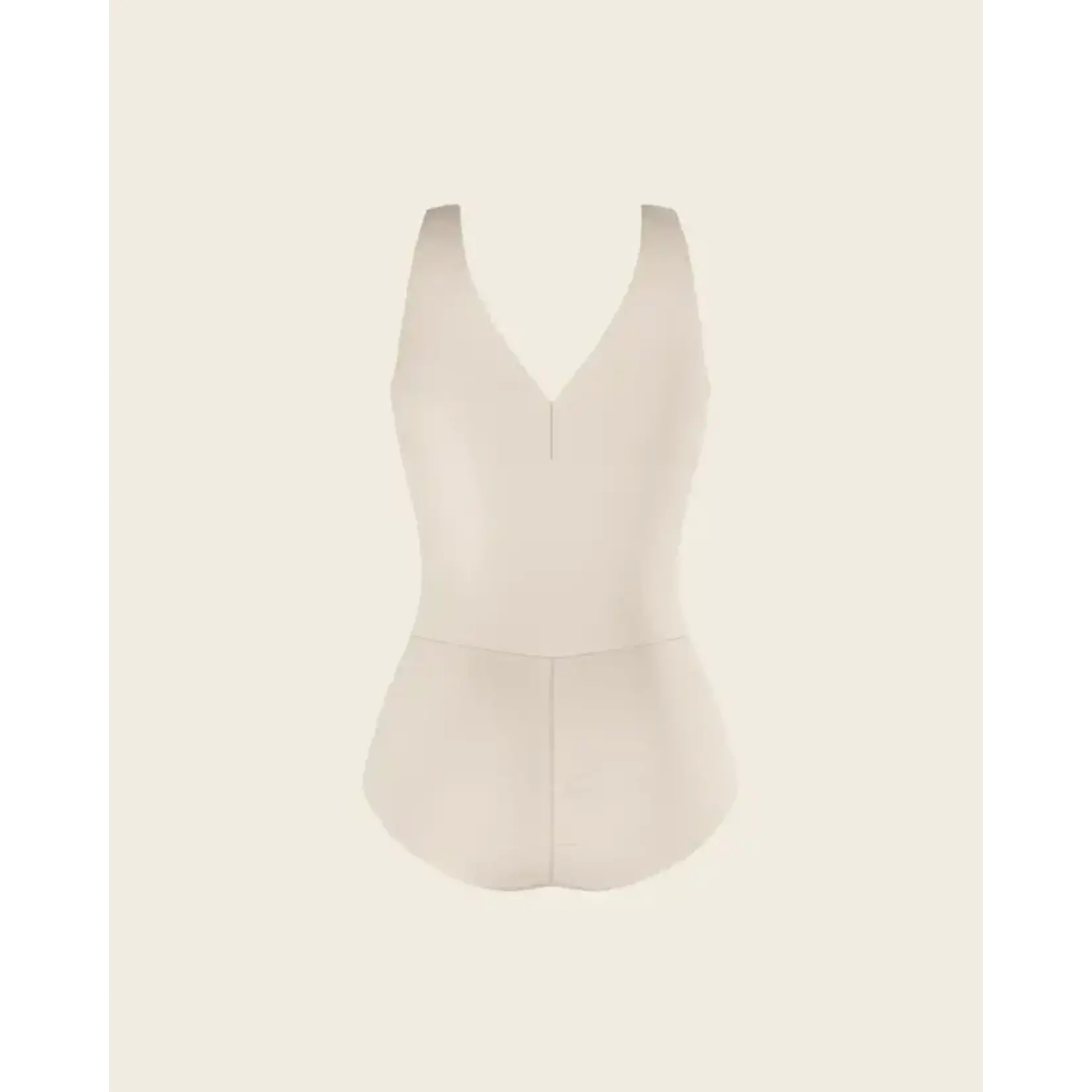 Leonisa Plunge Back Classic Sculpting Body Shaper in Cafe
