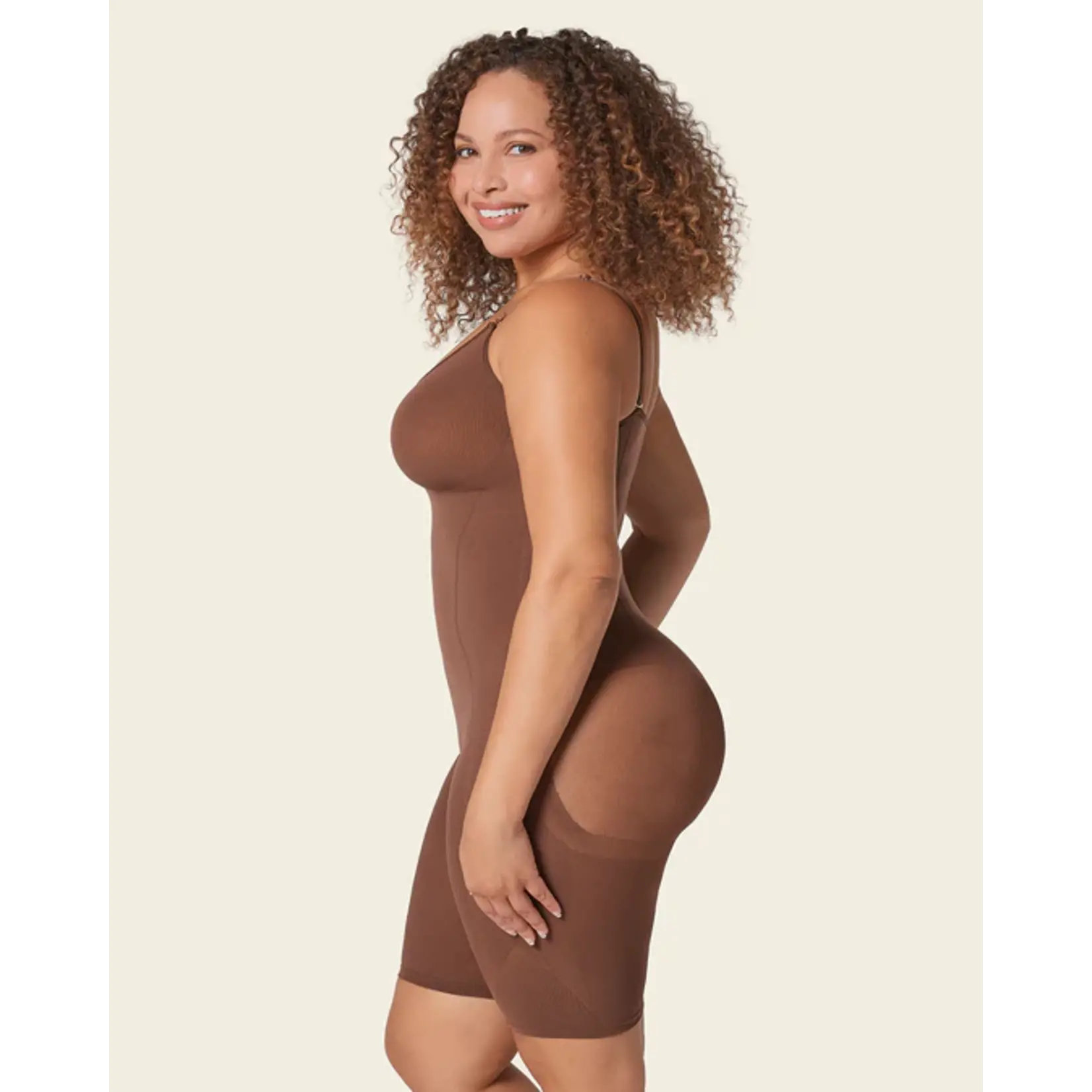 Everyday Essential Seamless Sculpting Body Shaper - Brown No. 195