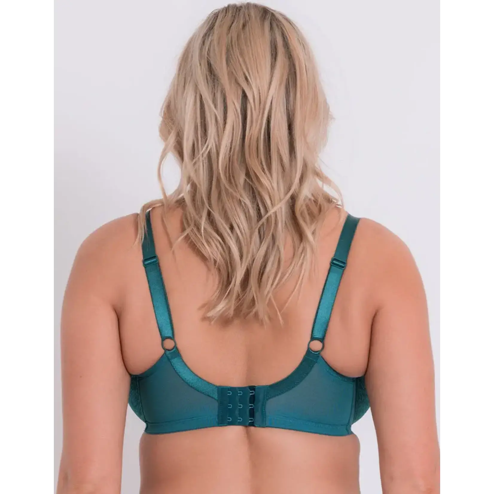 Amaze Balcony Side Support Bra in Verdigris - Lucy's Boudoir