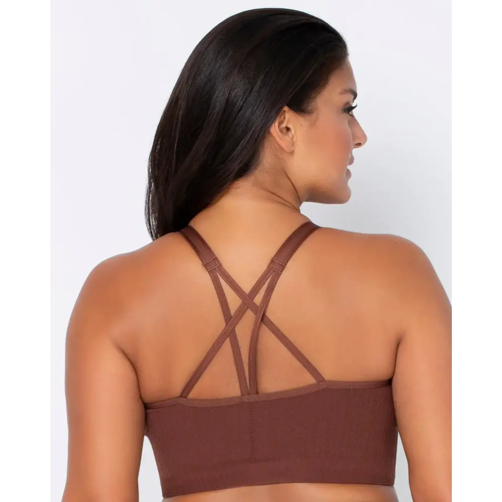 Curvy Couture Smooth Seamless Comfort Wireless Longline Bra