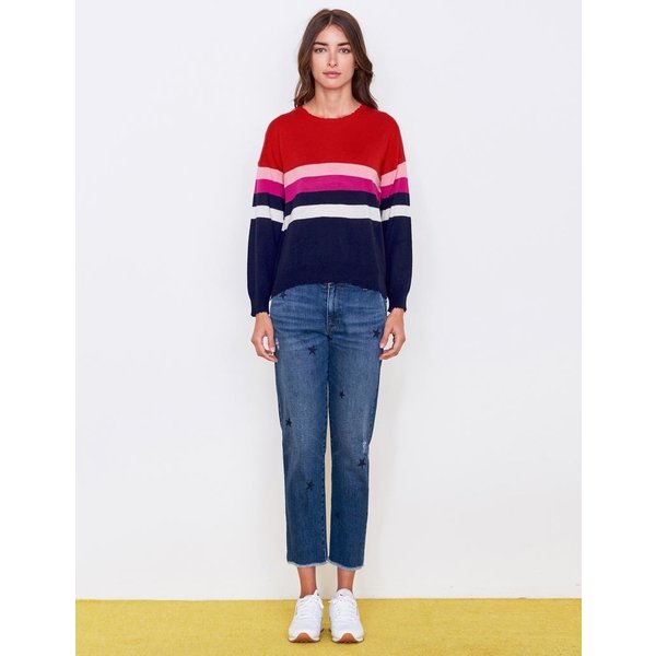 Sundry Sundry Stripes Crew Sweater