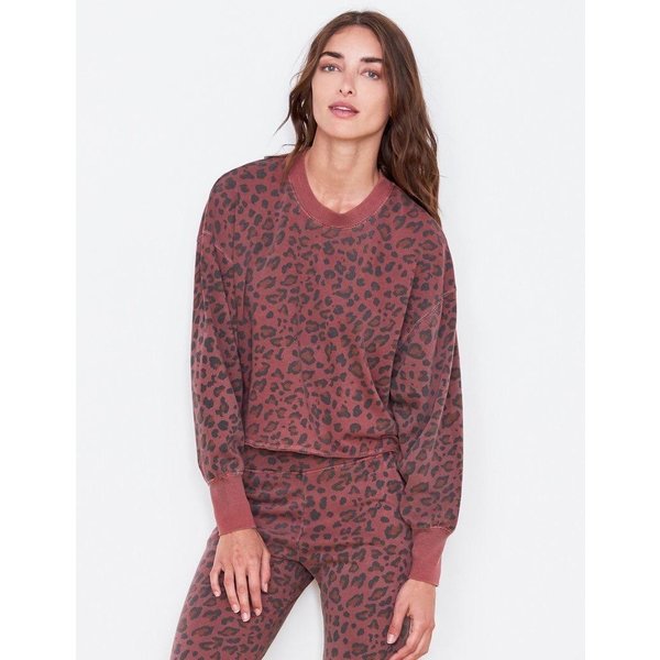 sundry leopard sweatshirt