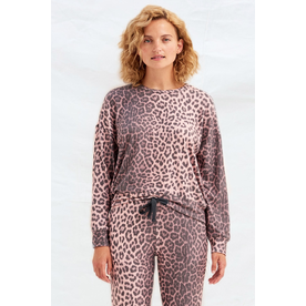 Sundry Sundry Animal Print Sweater