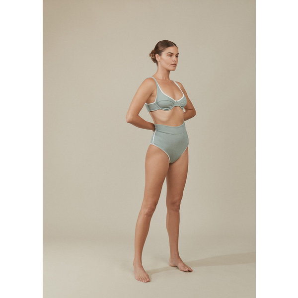 Acacia Swimwear Acacia Olive Piped Bottom