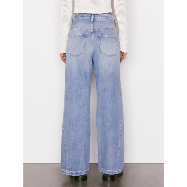 FRAME Le Baggy Palazzo low-rise wide-leg jeans