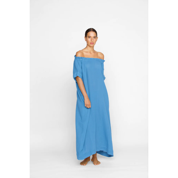 Mikoh Swimwear Mikoh Mirakami Off The Shoulder Maxi Dress