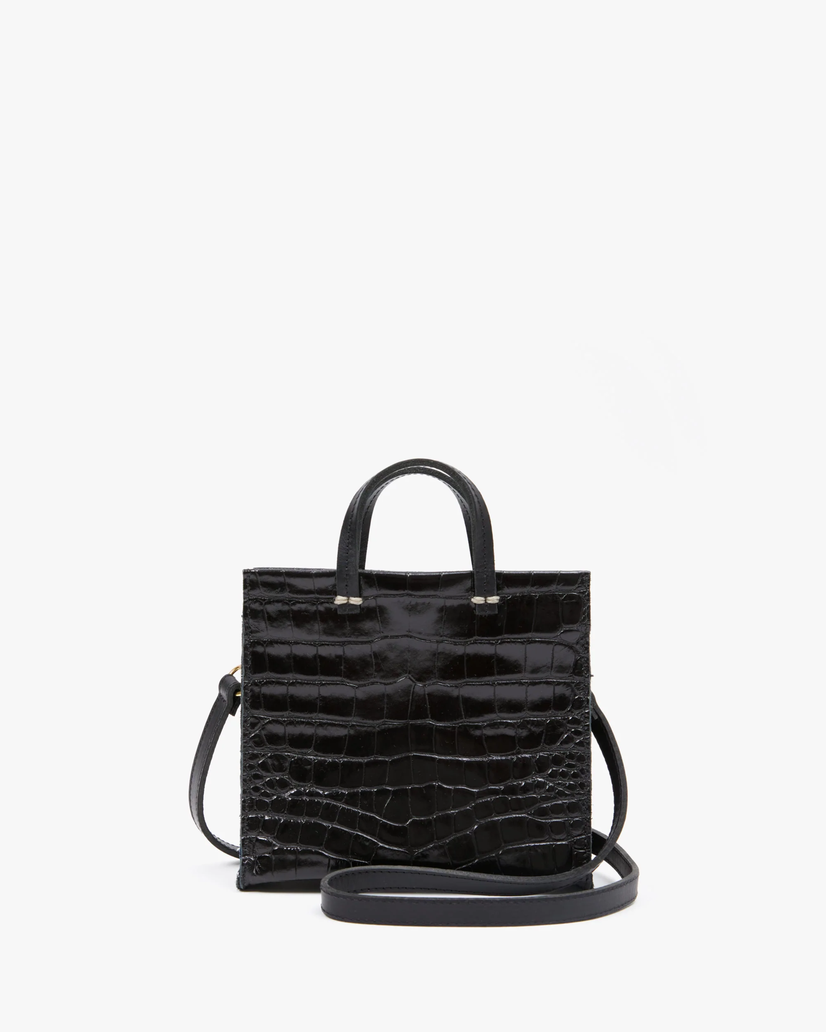 clare v leather tote