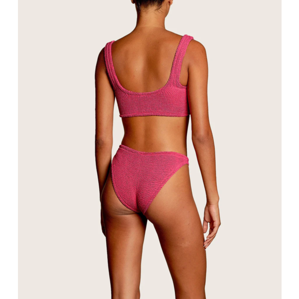 Hunza G Xandra Bikini Crinkle Fushia - I Heart Hanalei Beach Boutique