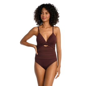 Manhattan Beachwear La Blanca LB1IG02 Twist Keyhole 1PC
