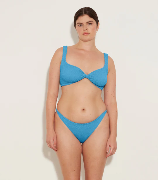 Hunza G JUNOBIKINICRINKLEBLACK 関税送料込 Juno Bikini - Metallic Cocoa – Waves Boutique
