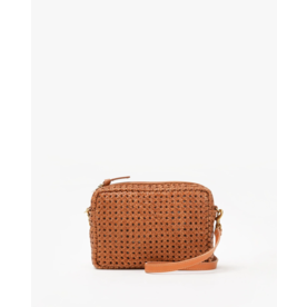 Clare V. | Foldover Clutch with Tabs, Woven Checker Twilight