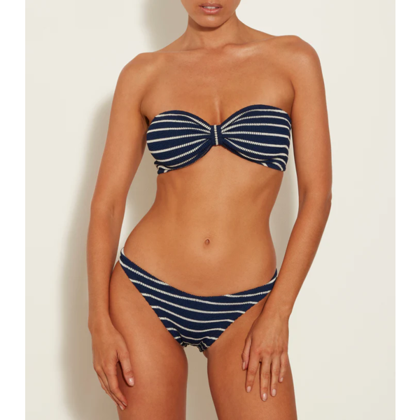 Hunza G Hunza g Jean Bikini Stripe Navy/White