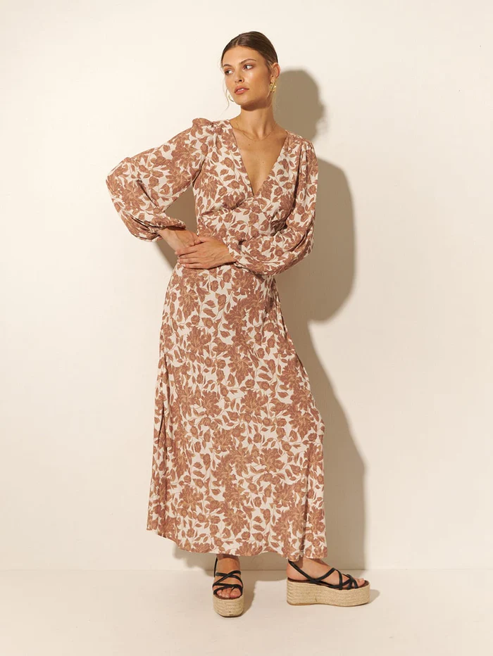 Kivari Milano Tie Back Maxi Dress