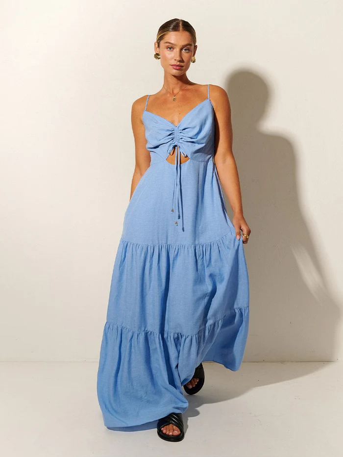 chinese dress ladies KIVARI : ZENYA HALTER MAXI DRESS main image 0