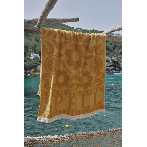 Spell Designs Spell Pomelia Towel Mustard