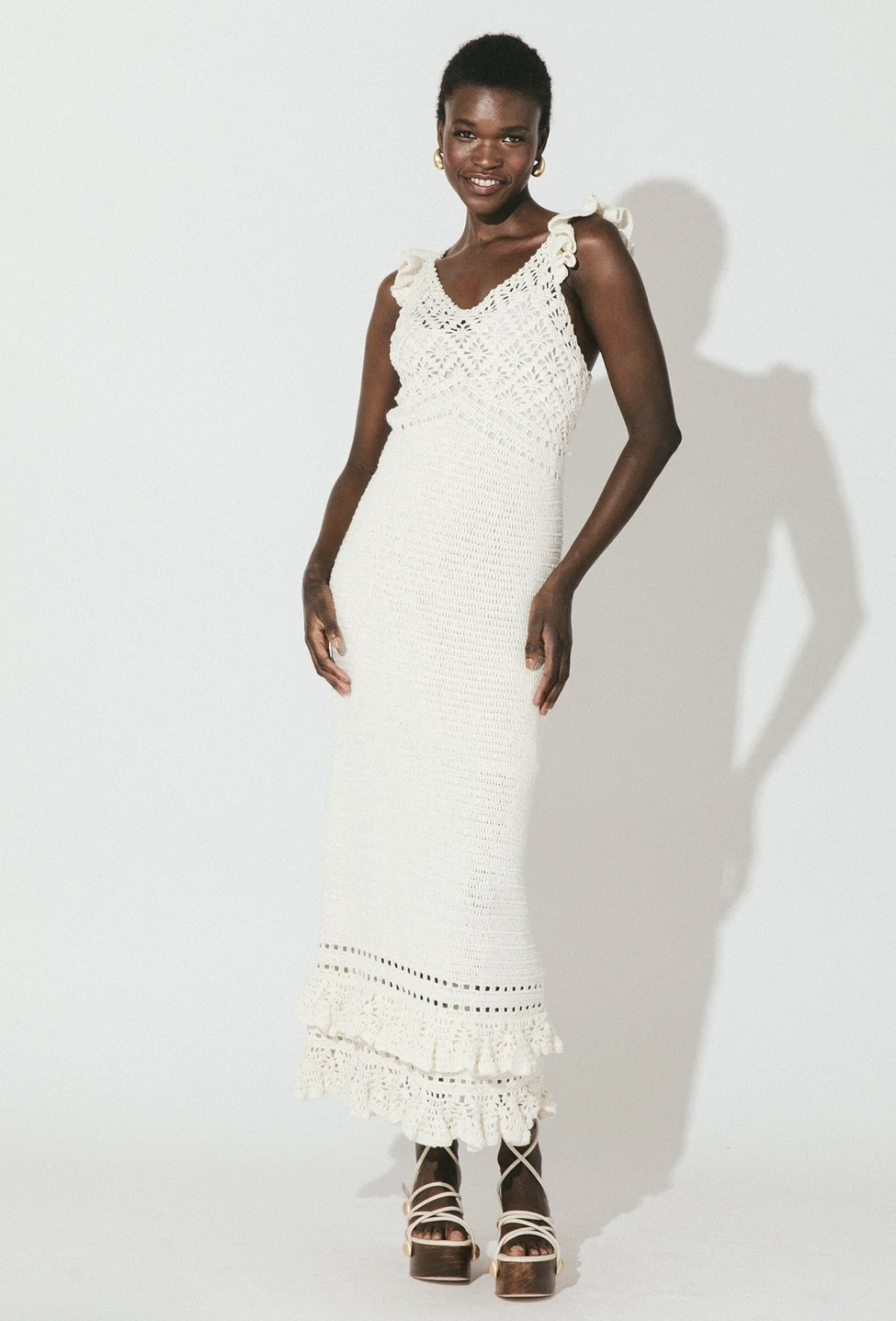Cleobella Cleobella Janis Hand Crochet Midi Dress - I Heart