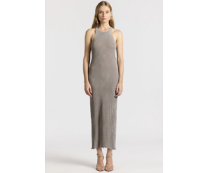frame ruched sleeveless midi dress Frame Women's Ruched Sleeveless Midi Dress
