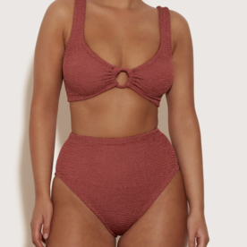 Hunza G Hunza G Nadine Bikini Metallic Rosewood