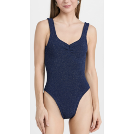 Hunza G Hunza G Tonya Swim Lurex Navy/Silver