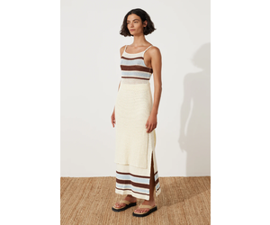 white christmas dresses Sky Crochet Knit Dress – lobo nosara main image 1