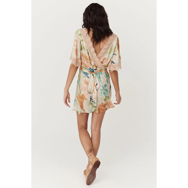 Spell Designs Spell Painter's Garden Lace Mini Dress