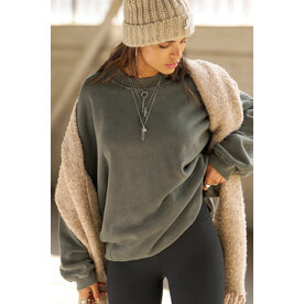 Joah Brown Joah Brown 728LST Oversized Crew Pullover
