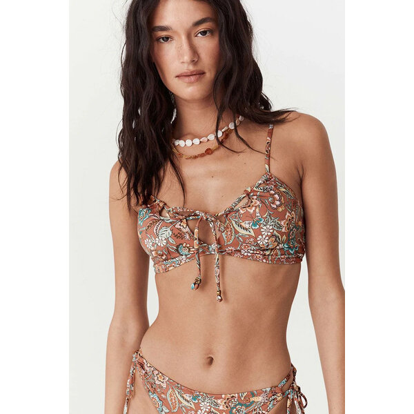 Spell Designs Spell Mojave Lily Lace Up Top