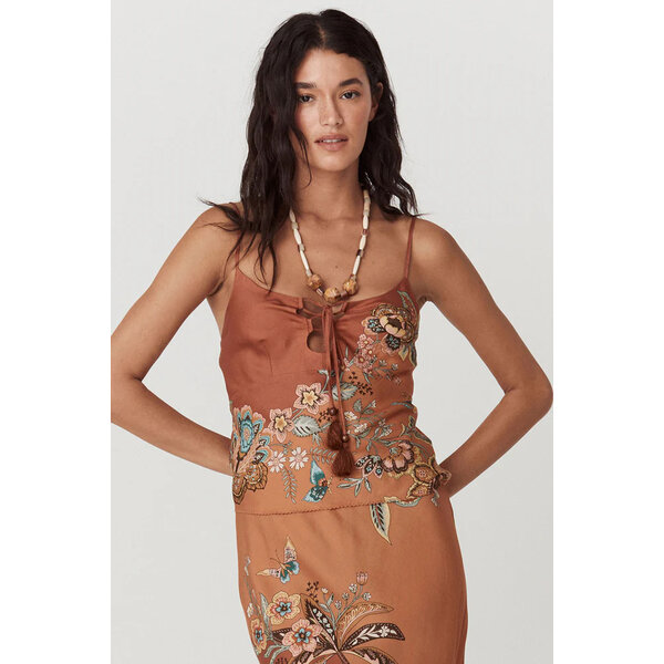 Spell Designs Spell Mojave Lily Lace Up Cami