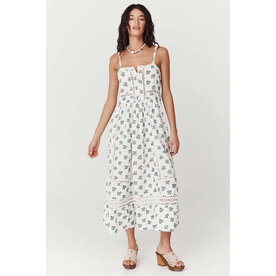Spell Designs Spell Fable Block Printed Strappy Sundress