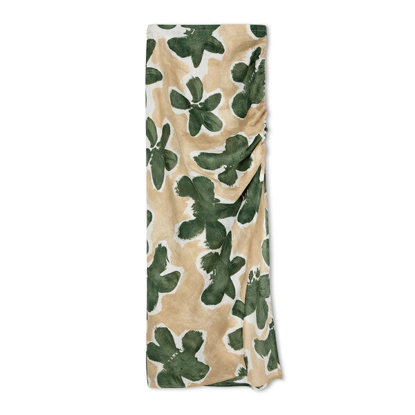 Zulu & Zephyr Zulu & Zephyr Rouched Linen Skirt