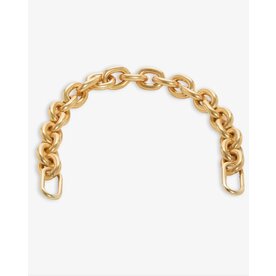 Clare Vivier Clare V. Shortie Strap -Oversized Metal Link-Vintage Gold