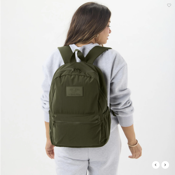 Aloha Collection Aloha Collection Monochrome Backpack Olive