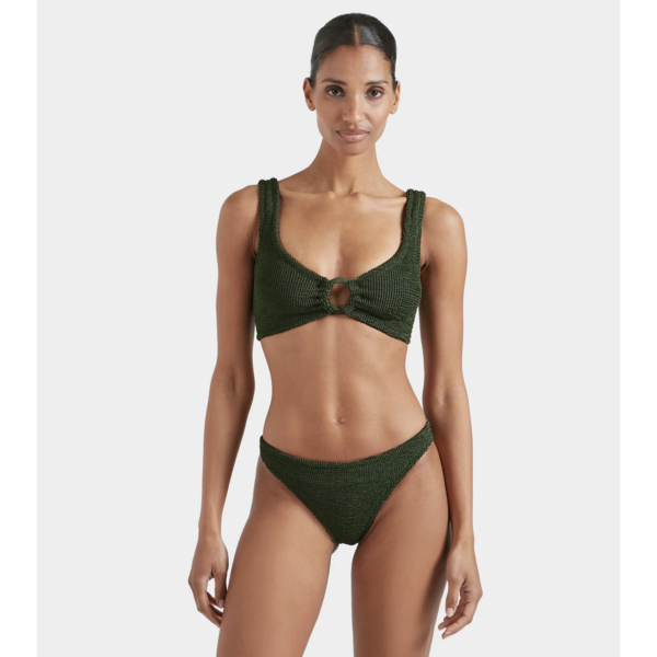 Hunza G Hunza G Julia Bikini Metallic Khaki