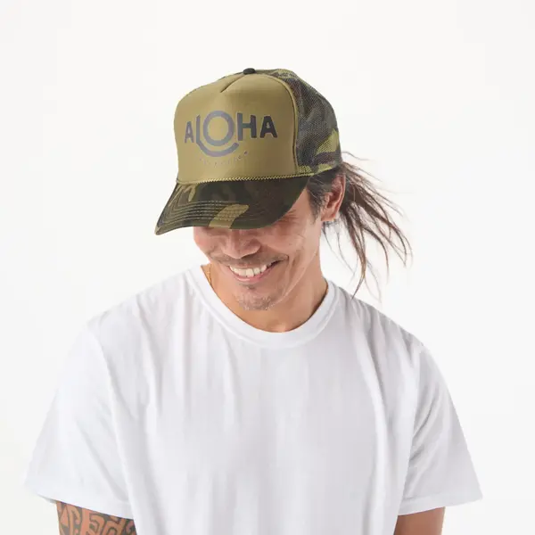 Aloha Collection Aloha Collection ALOHA Trucker Black/Camo