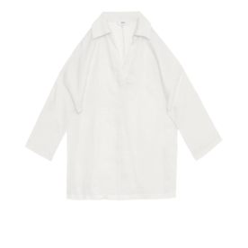 Mikoh Swimwear Mikoh Evie Collared Linen Kaftan