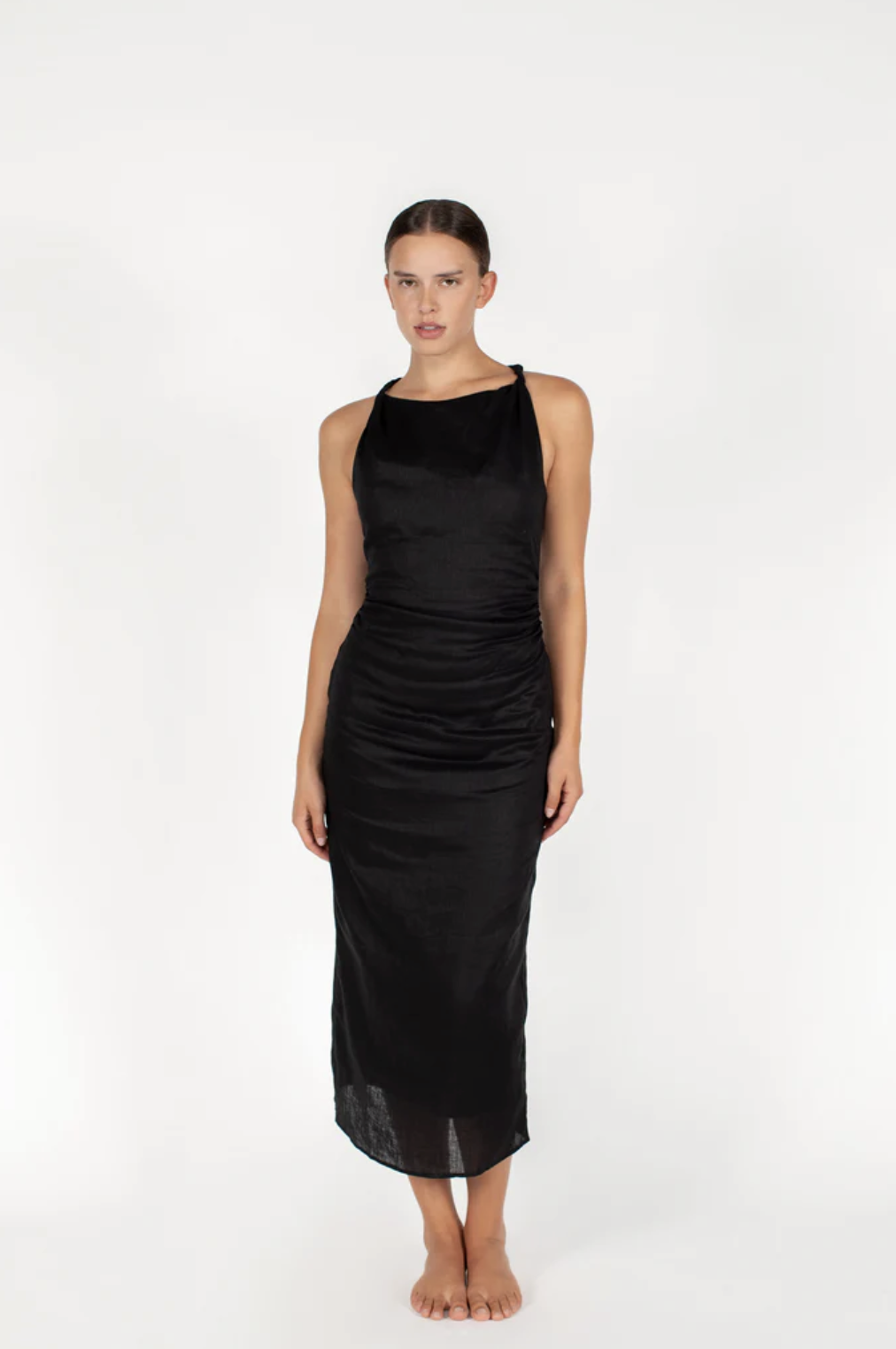 dark brown maxi dress formal Petal and Pup Women's Evana Lace Maxi Dress