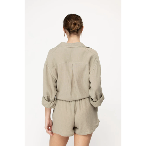 Mikoh Swimwear Mikoh Reyna Elastic High Waist Short