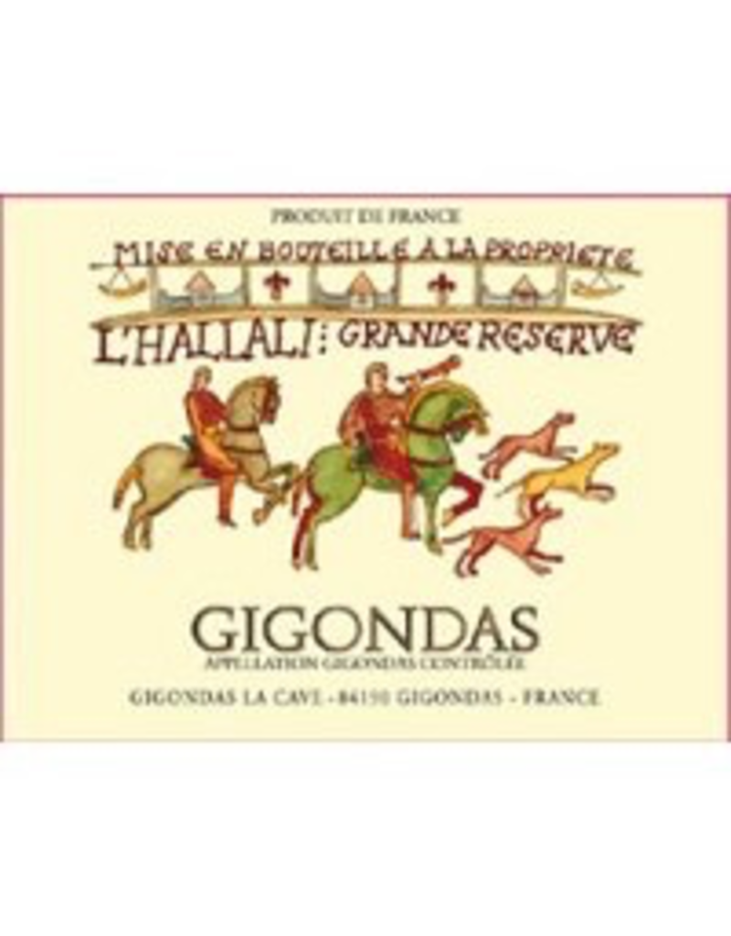Rhone L’hallali Gigondas Grande Reserve 2018 750ml France