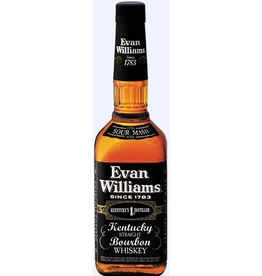 Bourbon Whiskey Evan Williams Bourbon Black Label 750ml