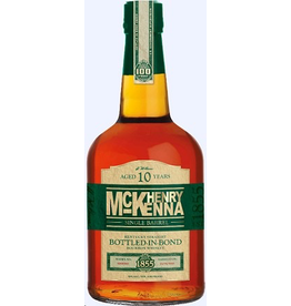 Bourbon Whiskey Henry McKenna 10yr Single Barrel Bourbon Bottled-in-Bond 100pf 750ml