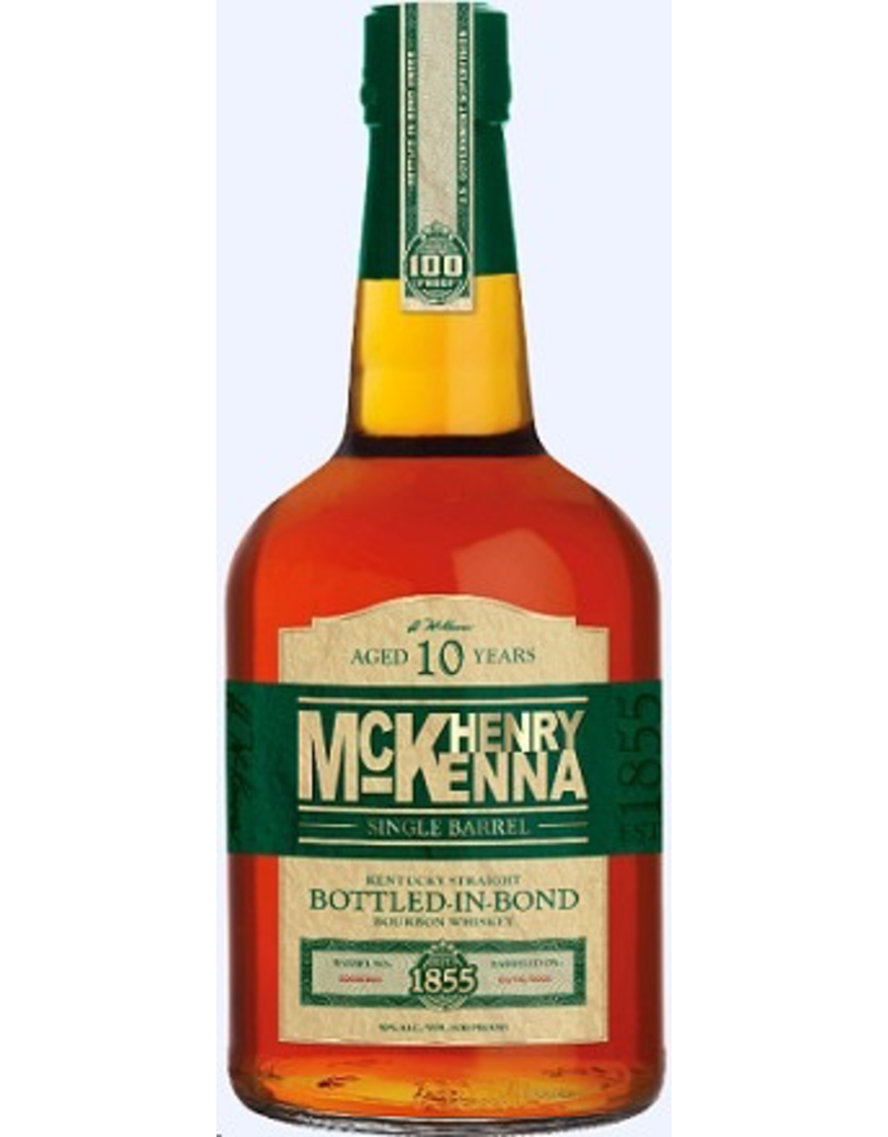 Bourbon Henry McKenna 10yr Single Barrel Bourbon Bottled-in-Bond 100pf 750ml